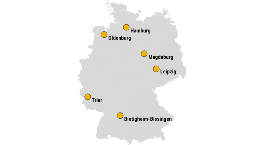 Map of the arena location